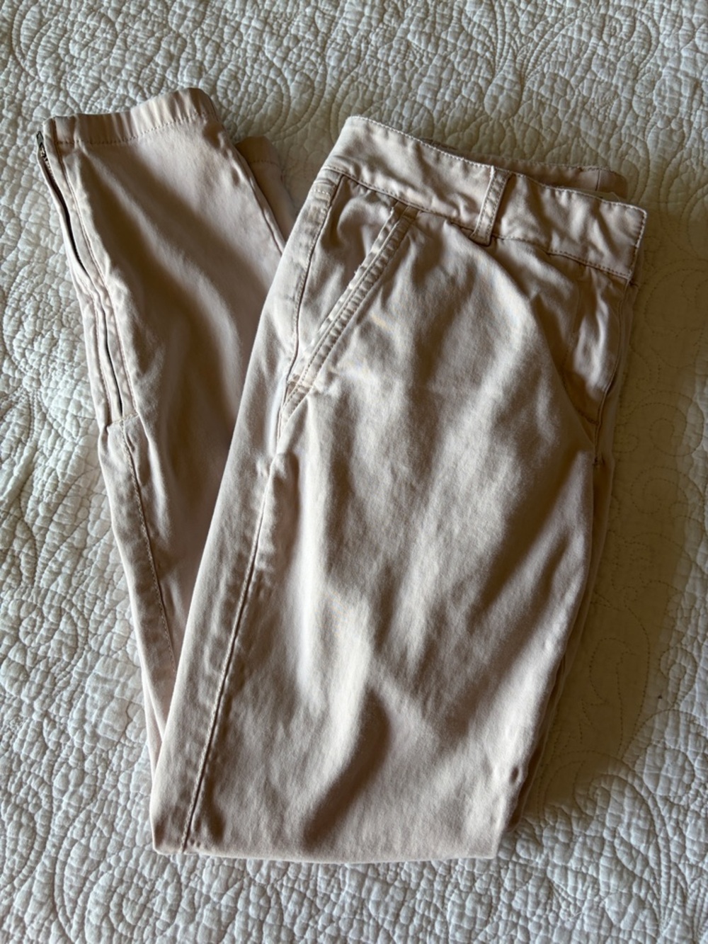 LOFT Light Beige Chino Pants